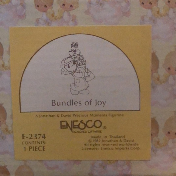 40 year old Precious Moments “Bundle of Joy” Retired + Box - Picture 7 of 9